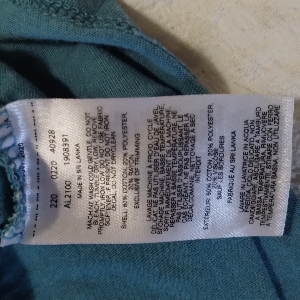 Columbia blue long sleeve tee - Picture 4 of 10